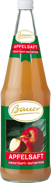 Bauer Apple Juice (cloudy) Not From Concentrate - 1000 ml