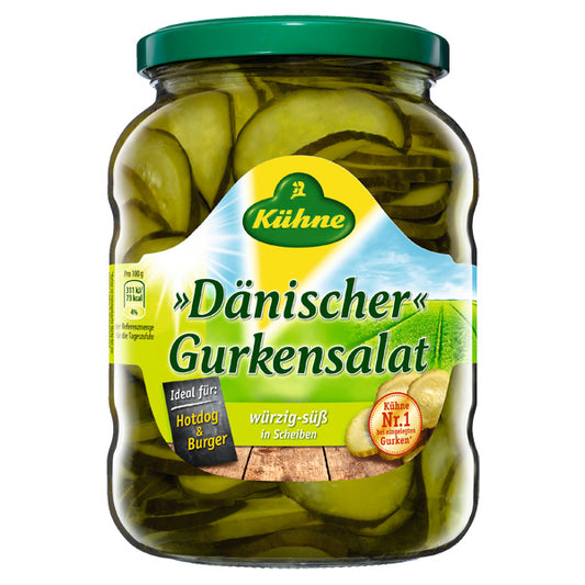 Kühne Danish Gherkin Salad - 670 ml