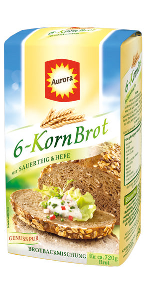 Aurora 6 Grain Rye Bread - 500 g