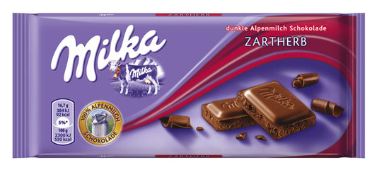Milka Zartherb (Dark Smooth Chocolate) - 100 g