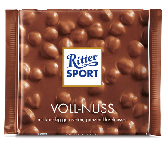 Ritter Sport Voll Nuss (whole Hazelnut) - 100 g