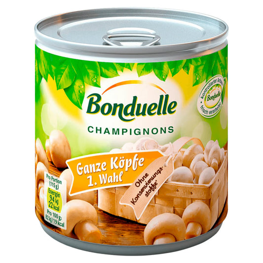 Bonduelle Mushrooms whole heads premium selection - 390 g