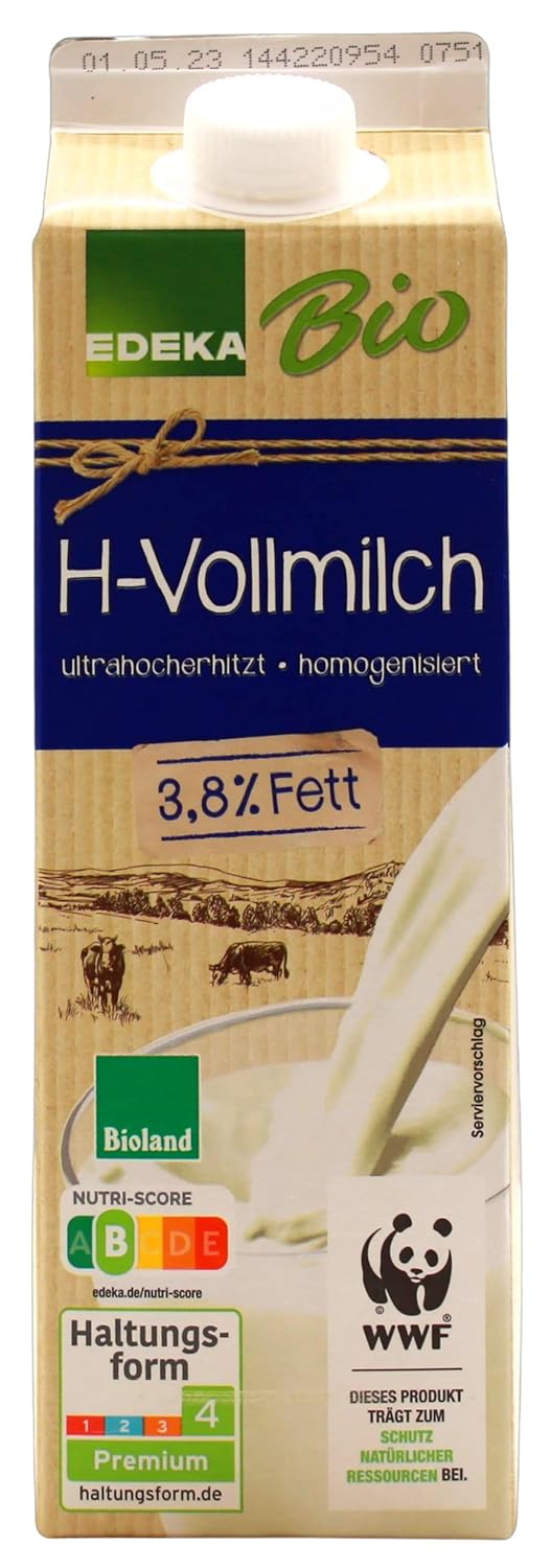 Edeka Organic UHT Milk - 1000 ml