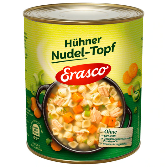 Erasco Chicken Noodle-Soup - 800 ml