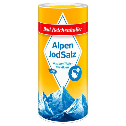 Bad Reichenhaller Alpen Jodsalz (Iodized Alpine Salt) - 500 g