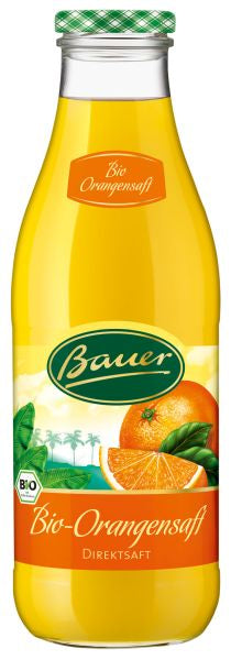 Bauer Organic Orange Juice - 980 ml