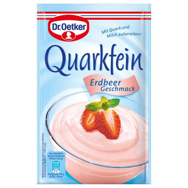 Dr. Oetker Quarkfein Strawberry - 56 g
