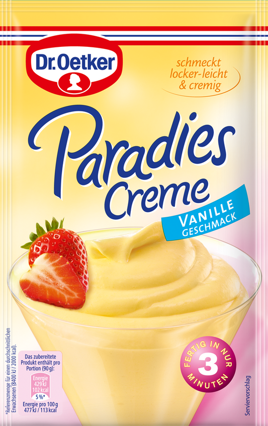 Dr. Oetker 'Paradise Crème' Vanilla - 60 g