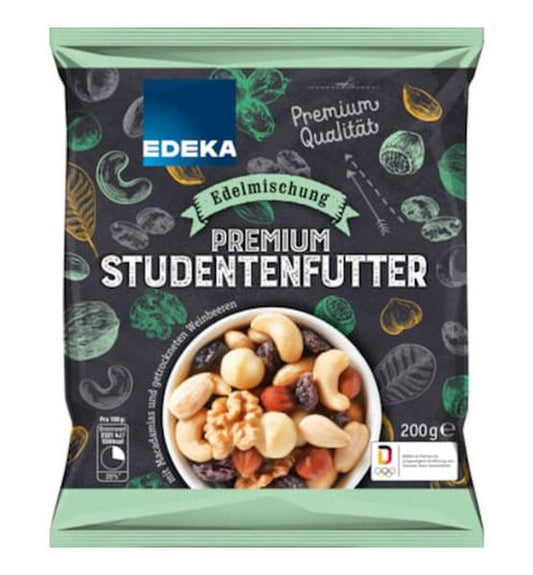 Edeka 'Studentenfutter Premium' Nuts and Raisins Mix - 200 g