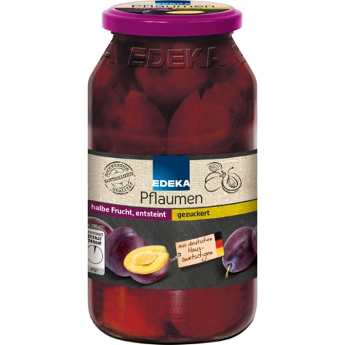 Edeka Plums pitted - 680 g