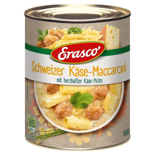 Erasco Swiss Cheese Maccaroni - 800 g
