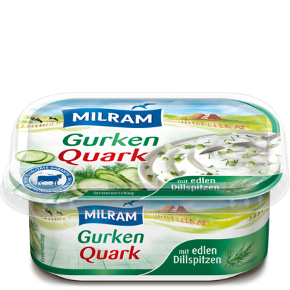 Milram Gurkenquark (Cucumber) Curd - 185 g