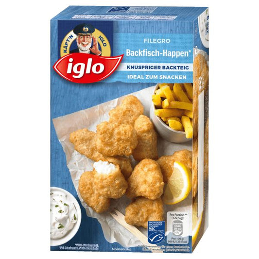 Iglo Filegro Fried & Breaded Pollock Filet - 245 g