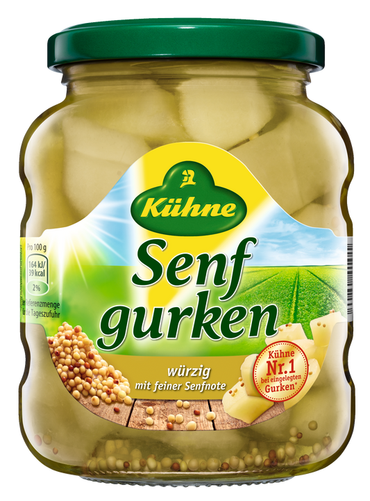 Kühne Mustard Gherkins - 330 g