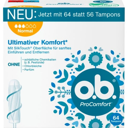 o.b. Pro Comfort Normal (Regular) - 64 pieces