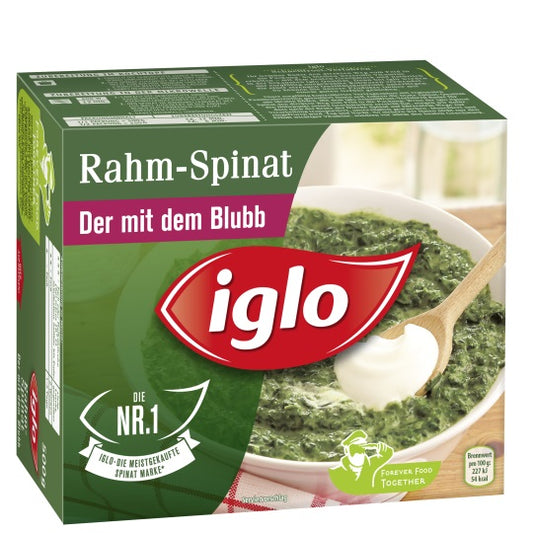 Iglo Creamy Spinach Minis - 500 g
