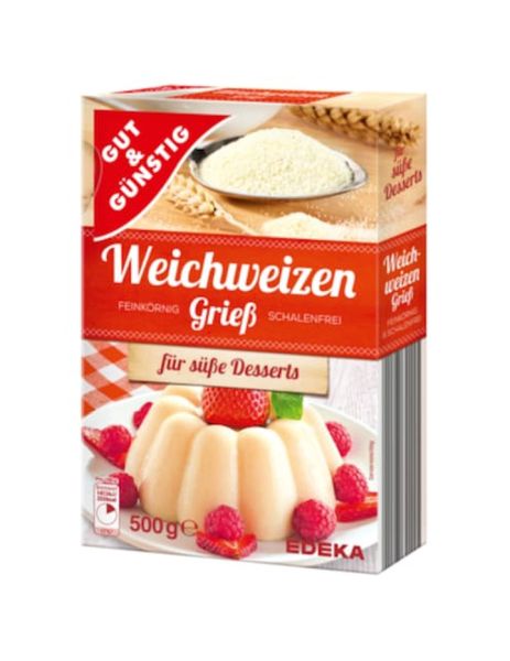 Soft Wheat Semolina (Gut & Günstig) - 500 g
