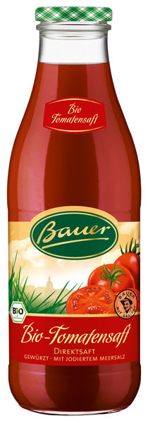 Bauer Organic Tomato Juice Not From Concentrate - 980 ml