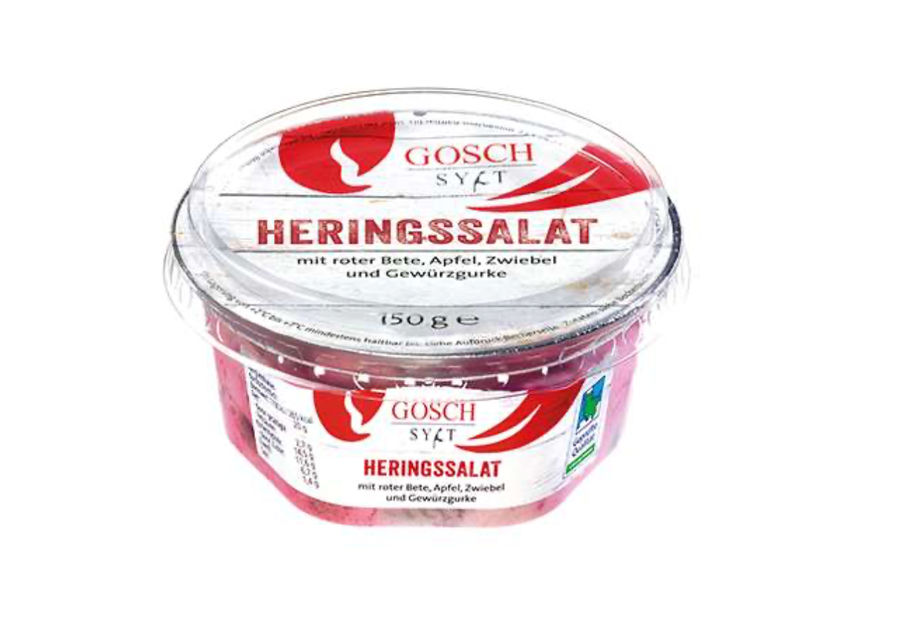 Gosch Sylt Heringssalat mit roter Bete, Apfel, Zwiebel & Gewürzgurke    - 150 g