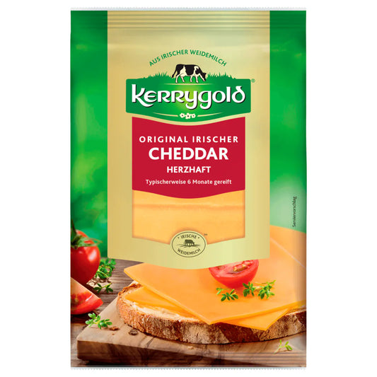 Kerrygold Cheddar Herzhaft (geschnitten) - 150 g