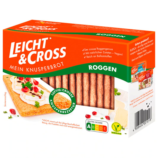 Leicht & Cross 黑麥薄脆麵包 - 125 g