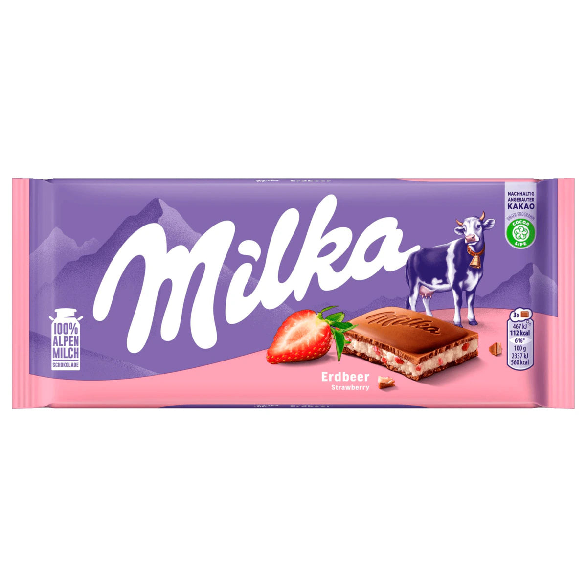 Milka Erdbeer Yoghurt - 100 g