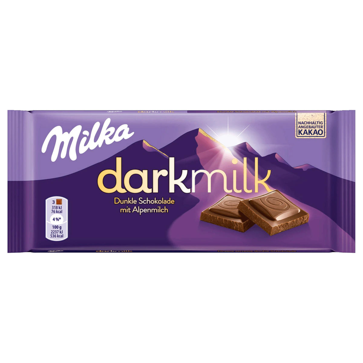 Milka darkmilk Alpenmilch - 85 g
