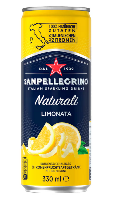 San Pellegrino Naturali Limonata - 330 ml – Taste Matters Company Limited