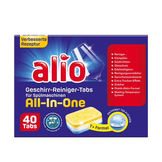 Alio Geschirr-Reiniger-All in One 40 Tabs - 840 g