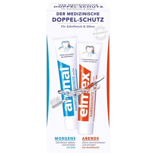 Aronal & Elmex Toothpaste Double Pack 2 x 75ml - 150 ml