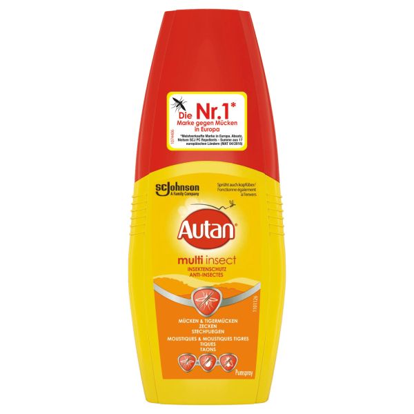 Autan Multi Insect Bug Repellant Spray - 100 ml