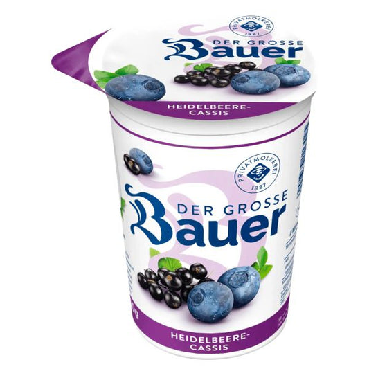Bauer Fruit Yogurt Blueberry - 250 g