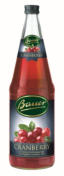 Bauer Cranberry Saft - 1000 ml