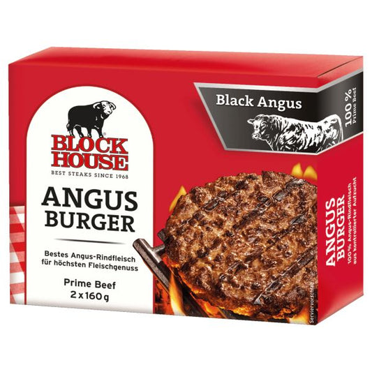 Block House Black Angus Burger Patties 2 x 160 g