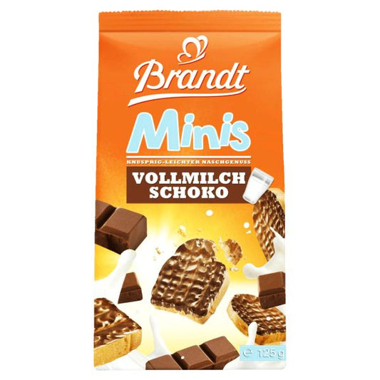 Brandt Rusk Minis Chocolate - 125 g