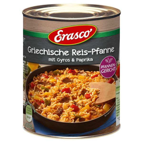 Erasco griechische Reispfanne mit Giros und Paprika – 800 g