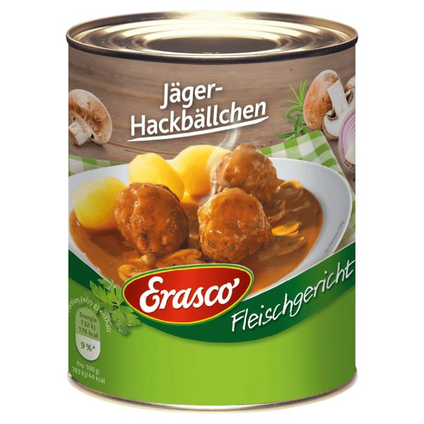 Erasco Jäger-Hackbällchen - 800 g