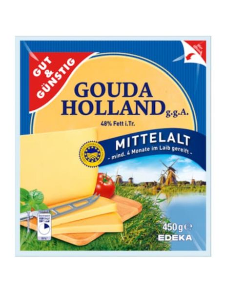 Gouda medium aged (Gut & Günstig) - 450 g