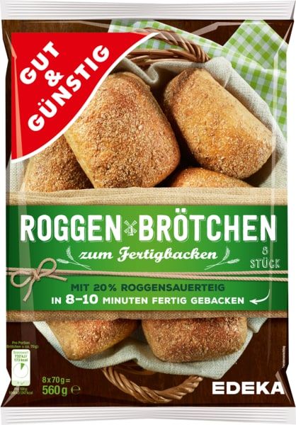 Roggenbrötchen (Gut&Günstig) - 560 g