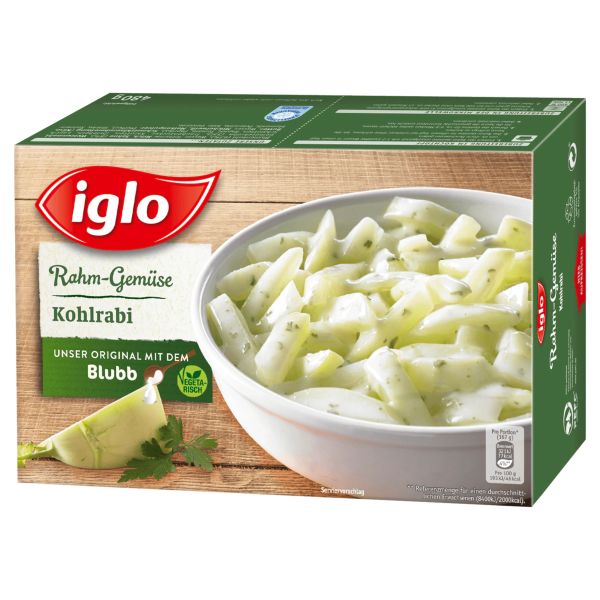 Iglo Rahm-Gemüse Kohlrabi - 500 g