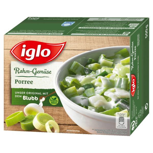 Iglo Creamed Leek - 500 g