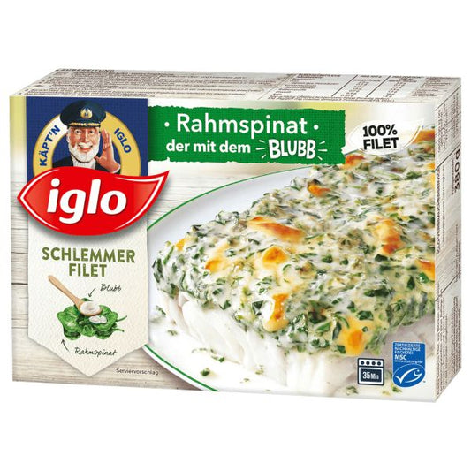 Iglo Fish Filet Spinach - 380 g