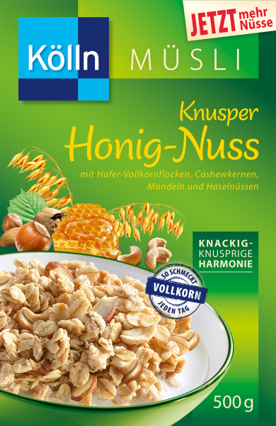 Kölln Müsli Knusper Honig Nuss - 500 g
