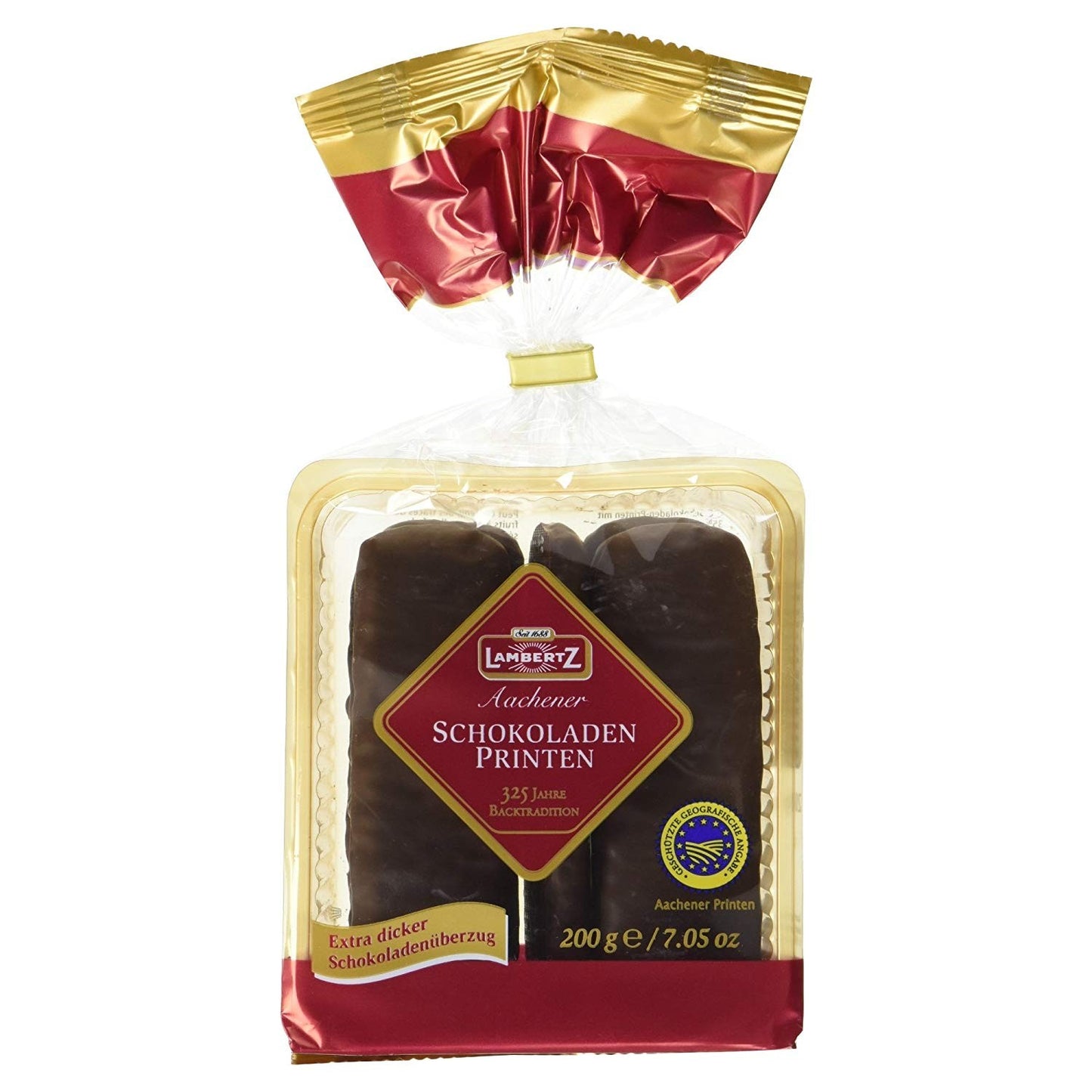 Lambertz Chocolate Printen Gingerbread Pastry - 200 g