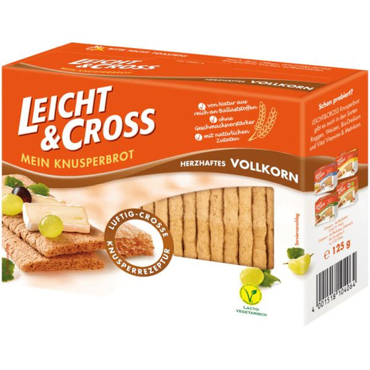 Leicht & Cross 全麥薄脆麵包 - 125 g