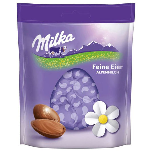 Milka Feine Eier (Chocolate Eggs) Alpine Milk - 90 g