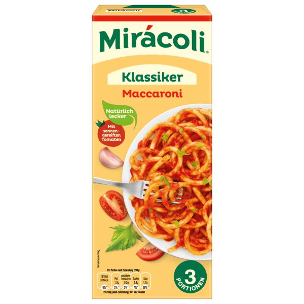 Mirácoli Maccaroni 3 Portionen - 360 g