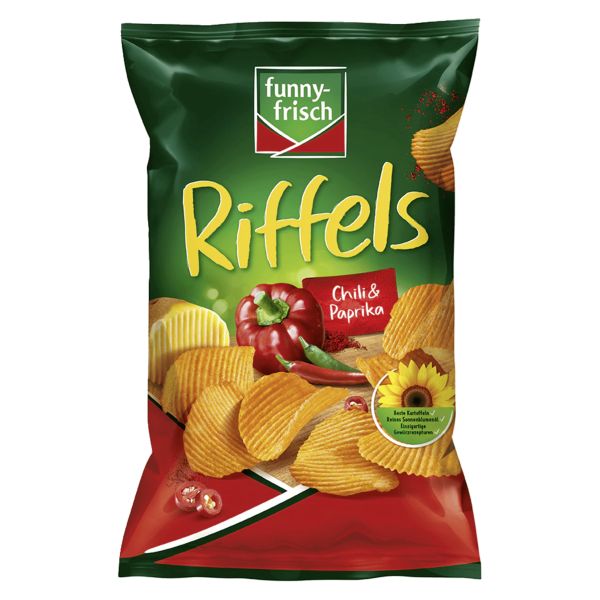Snack Riffles Funny Frisch Riffles Chili & Paprika - 150 g – Taste Matters Company ...