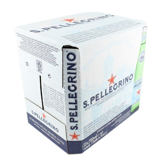 San Pellegrino Sparkling Mineral Water - 12 x 750 ml