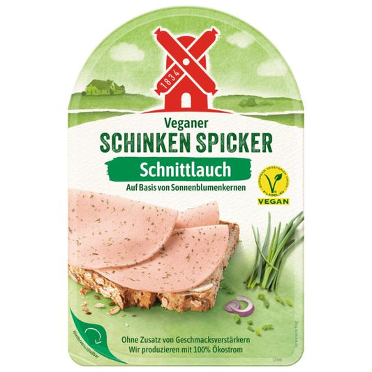 Rügenwalder Vegetarischer Schinken Spicker Schnittlauch - 80 g